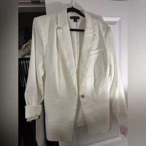 Ann Taylor Cream Blazer